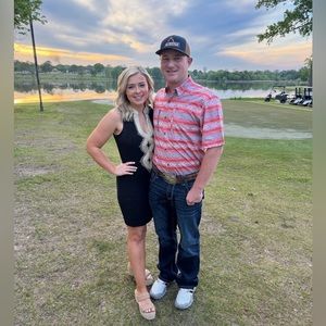 Lilly Pulitzer Black & Gold Shift Dress size 4